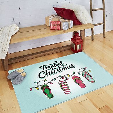 Mohawk Home Prismatic Tropical Christmas Rug