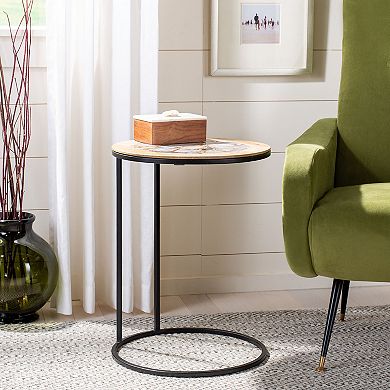 Safavieh Gemma Faux Agate End Table