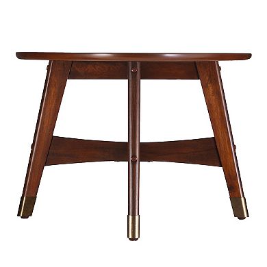 Southern Enterprises Rhoda Oval Midcentury Modern Coffee Table