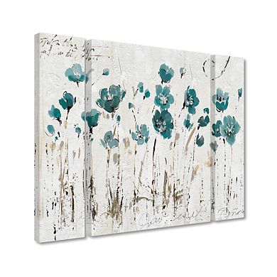 Trademark Fine Art 'Abstract Balance VI Blue' Multi Panel Art Set