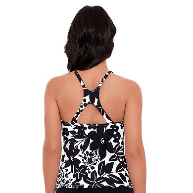 Women's ECO BEACH High Neck Racerback Tankini Top