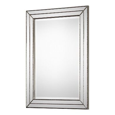 Grooved Texture Hanging Mirror