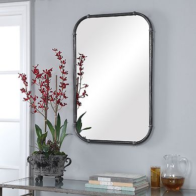 Decorative Rings Accented Wall Mirror