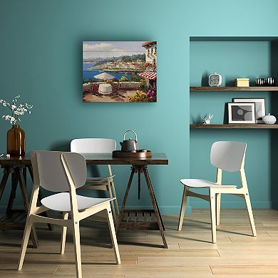 Trademark Fine Art 'Italian Afternoon' Wood Slat Art