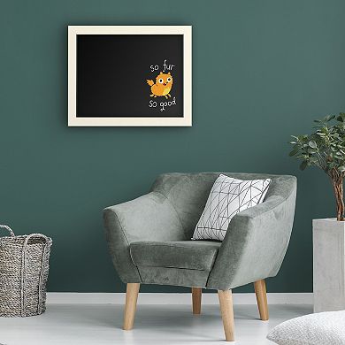 Trademark Fine Art 'So Fur So Good' Chalkboard Wall Decor