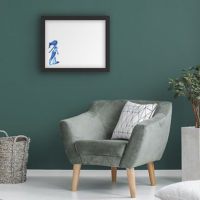 Trademark Fine Art 'Blue Sirena Ii' Dry Erase Board