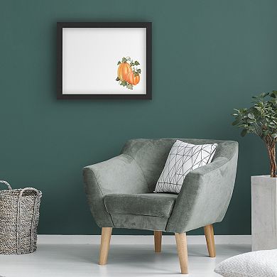 Trademark Fine Art 'Pumpkin And Vines I' Dry Erase Board