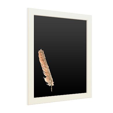 Trademark Fine Art 'Gold Feathers Ii' Chalkboard