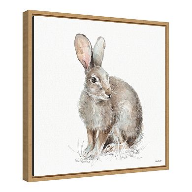 Amanti Art "Forest Friends VIII (Rabbit)" Framed Canvas Print