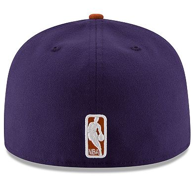 Men's New Era Purple/Orange Phoenix Suns Official Team Color 2Tone 59FIFTY Fitted Hat