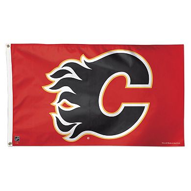 WinCraft Calgary Flames Deluxe 3' x 5' One-Sided Flag