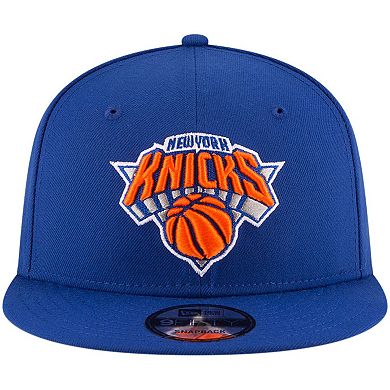 Men's New Era Blue New York Knicks Official Team Color 9FIFTY Snapback Hat