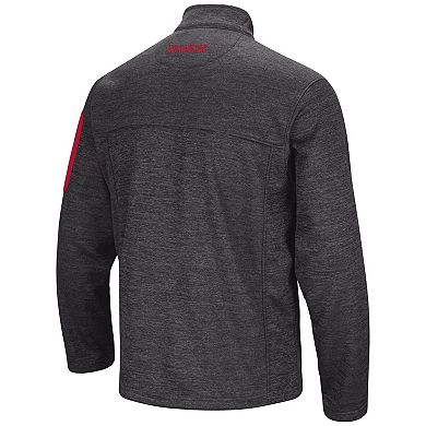 Men's Colosseum Charcoal Arkansas Razorbacks Anchor Full-Zip Jacket