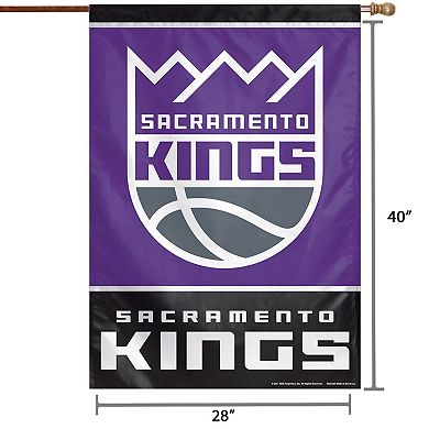 WinCraft Sacramento Kings 28" x 40" Primary Logo Single-Sided Vertical Banner