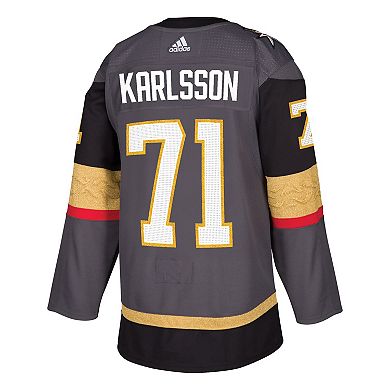 Men's adidas William Karlsson Gray Vegas Golden Knights Authentic Player Jersey