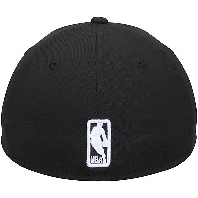 Men's New Era Black Brooklyn Nets Team Classic 39THIRTY Flex Hat