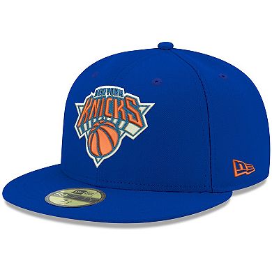 Men's New Era Royal New York Knicks Official Team Color 59FIFTY Fitted Hat