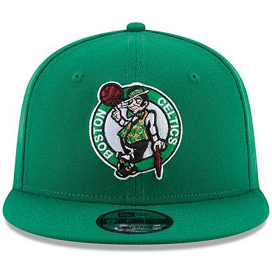 Men's New Era Kelly Green Boston Celtics Official Team Color 9FIFTY Adjustable Snapback Hat