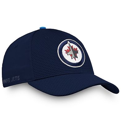 Men's Fanatics Branded Navy Winnipeg Jets Authentic Pro Rinkside Flex Hat