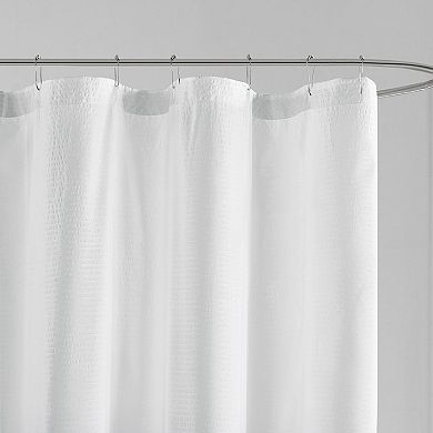 Madison Park Loire Ombre Printed Seersucker Shower Curtain