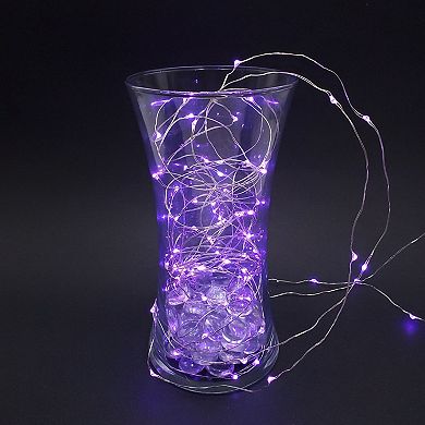 LumaBase 2-pk. Purple LED Fairy String Lights