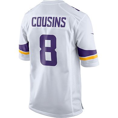 Men's Nike Kirk Cousins White Minnesota Vikings Game Jersey