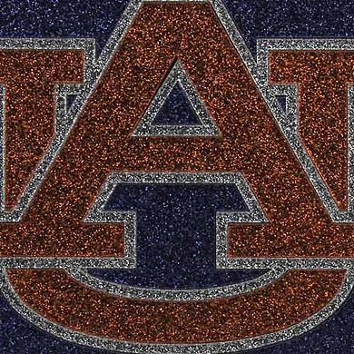 Auburn Tigers Glitter License Plate - Navy Blue