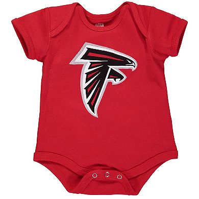 Newborn Red Atlanta Falcons Team Logo Bodysuit