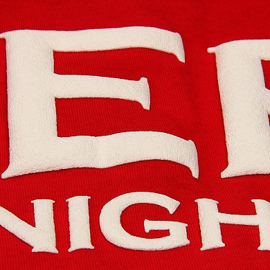 Women's Scarlet Rutgers Scarlet Knights Ombre Long Sleeve Dip-Dyed Spirit Jersey