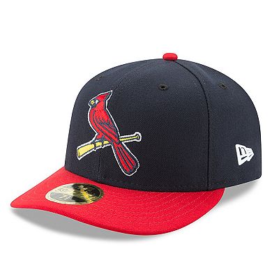 Men's New Era Navy/Red St. Louis Cardinals Alternate 2 Authentic Collection On-Field Low Profile 59FIFTY Fitted Hat