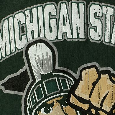 Youth Champion Green Michigan State Spartans Strong Mascot T-Shirt