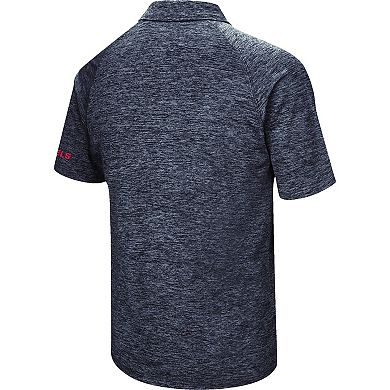 Men's Colosseum Navy Ole Miss Rebels Down Swing Polo