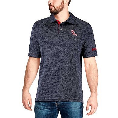 Men's Colosseum Navy Ole Miss Rebels Down Swing Polo