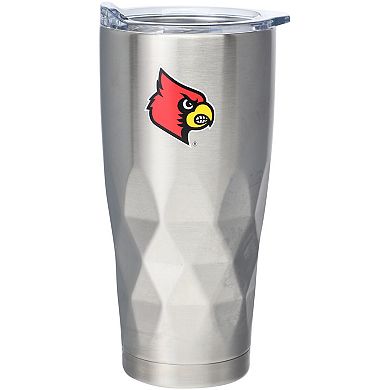 Louisville Cardinals 22oz. Diamond Bottom Stainless Steel Tumbler