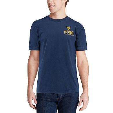 Men's Navy West Virginia Mountaineers Comfort Colors Campus Icon T-Shirt