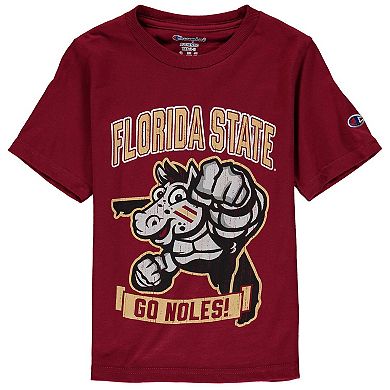 Youth Champion Garnet Florida State Seminoles Strong Mascot T-Shirt