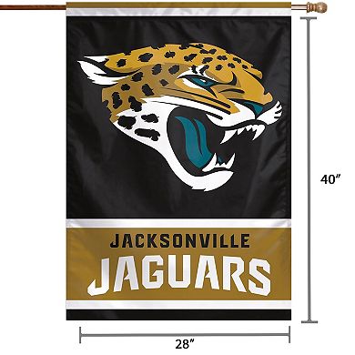 WinCraft Jacksonville Jaguars 28" x 40" Primary Logo Single-Sided Vertical Banner