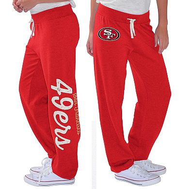 Women's G-III 4Her by Carl Banks Scarlet San Francisco 49ers Scrimmage Fleece Pants