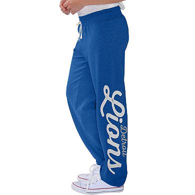 Women's G-III 4Her by Carl Banks Blue Detroit Lions Scrimmage Pants