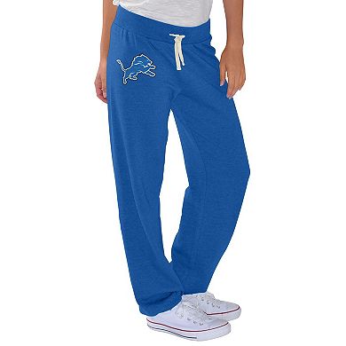 Women's G-III 4Her by Carl Banks Blue Detroit Lions Scrimmage Pants