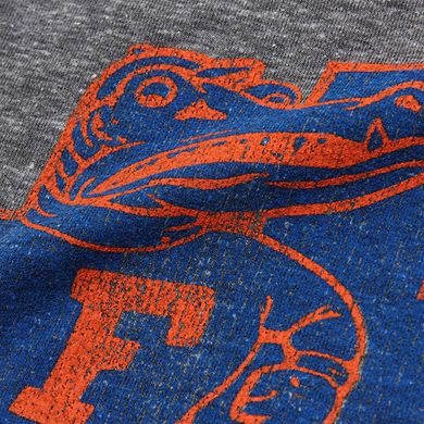 Mens Florida Gators Original Retro Brand Heather Gray Tri-Blend T-Shirt