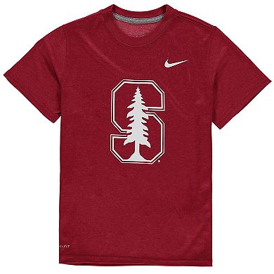 Youth Nike Cardinal Stanford Cardinal Logo Legend Dri-FIT T-Shirt