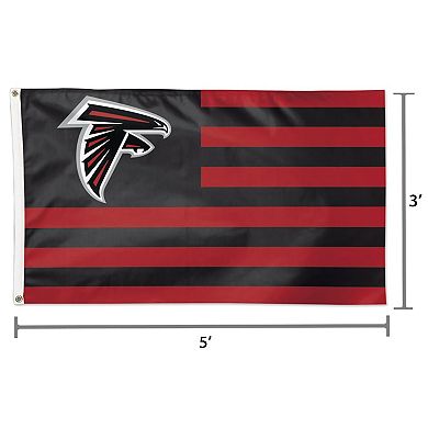 WinCraft Atlanta Falcons 3' x 5' Americana Stars & Stripes Deluxe Flag