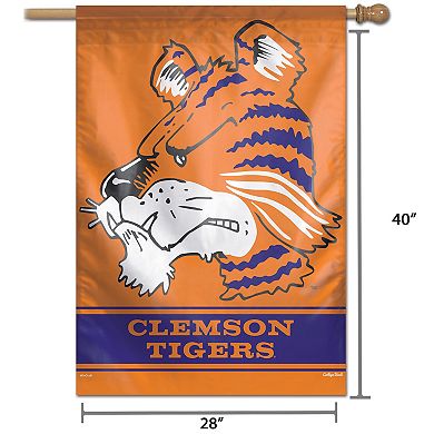 WinCraft Clemson Tigers 28" x 40" College Vault Single-Sided Vertical Banner
