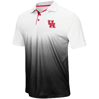 Men's Colosseum Gray Houston Cougars Magic Team Logo Polo