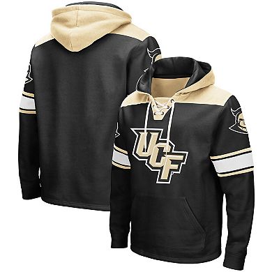 Men's Colosseum Black UCF Knights 2.0 Lace-Up Pullover Hoodie