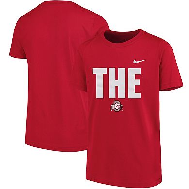 Youth Nike Scarlet Ohio State Buckeyes Local T-Shirt
