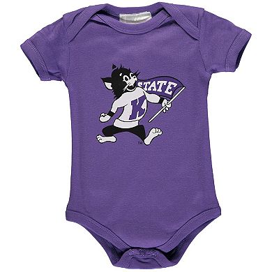 Infant Purple Kansas State Wildcats Big Logo Bodysuit