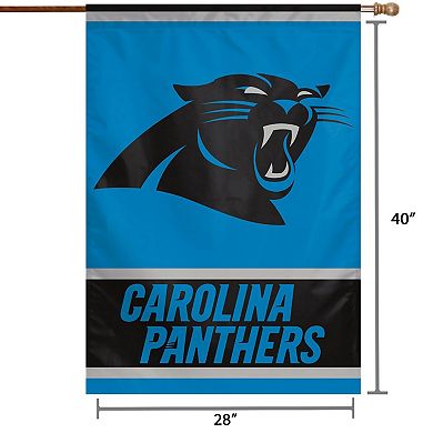 WinCraft Carolina Panthers 28" x 40" Primary Logo House Flag