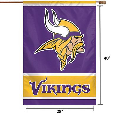 WinCraft Minnesota Vikings 28" x 40" Primary Logo Single-Sided Vertical Banner